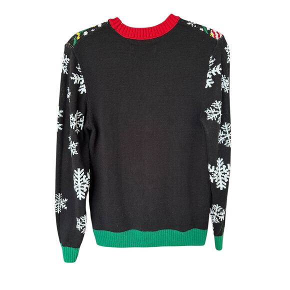 Santa Ugly Holiday Men's Sweater Size Medium - Picture 5 of 5